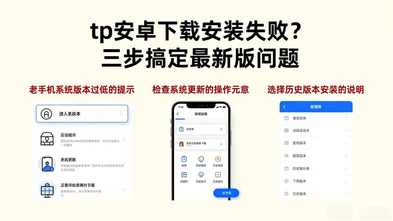 下载tp安卓最新版本报错_如何在下载tp安卓最新版本时，快速解决安装问题？_存储空间不足安装tp安卓最新版本