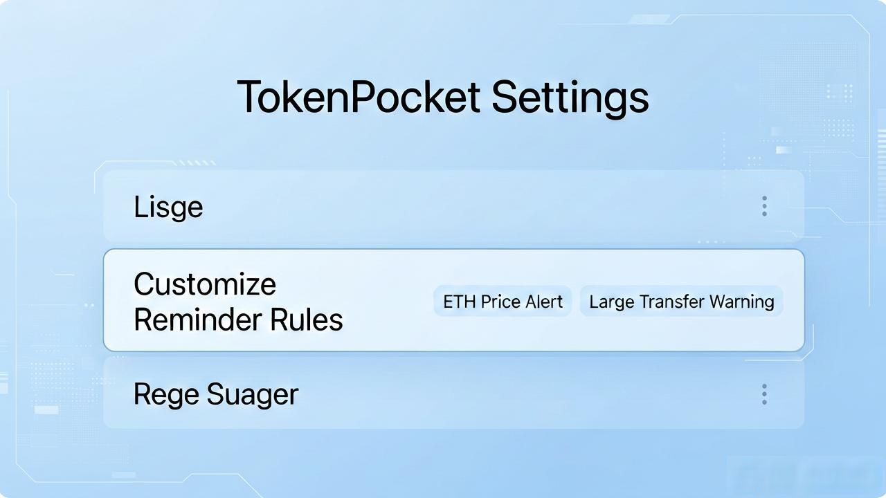 TokenPocket安卓版交易提醒怎么设置？一文教你搞定