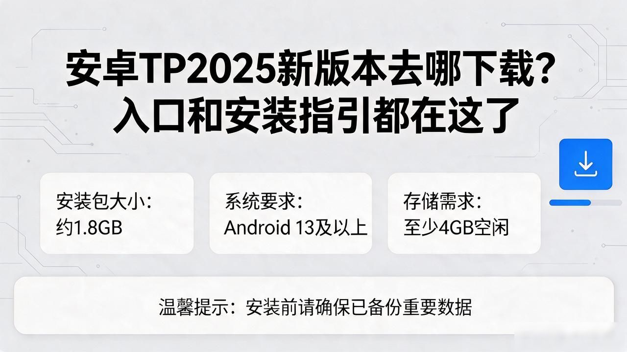 安卓TP2025新版本下载入口及指引_安卓TP2025应用商店下载_安卓TP2025官网APK下载