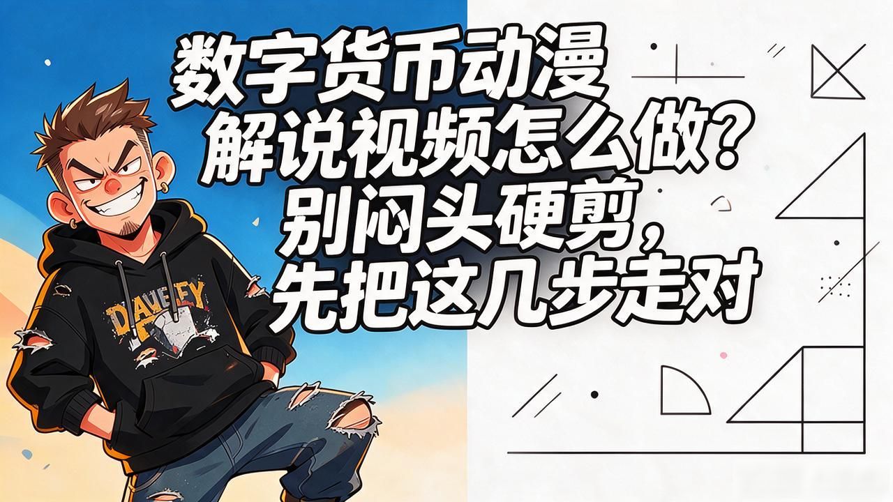 数字货币动漫解说视频怎么做？别闷头硬剪，先把这几步走对