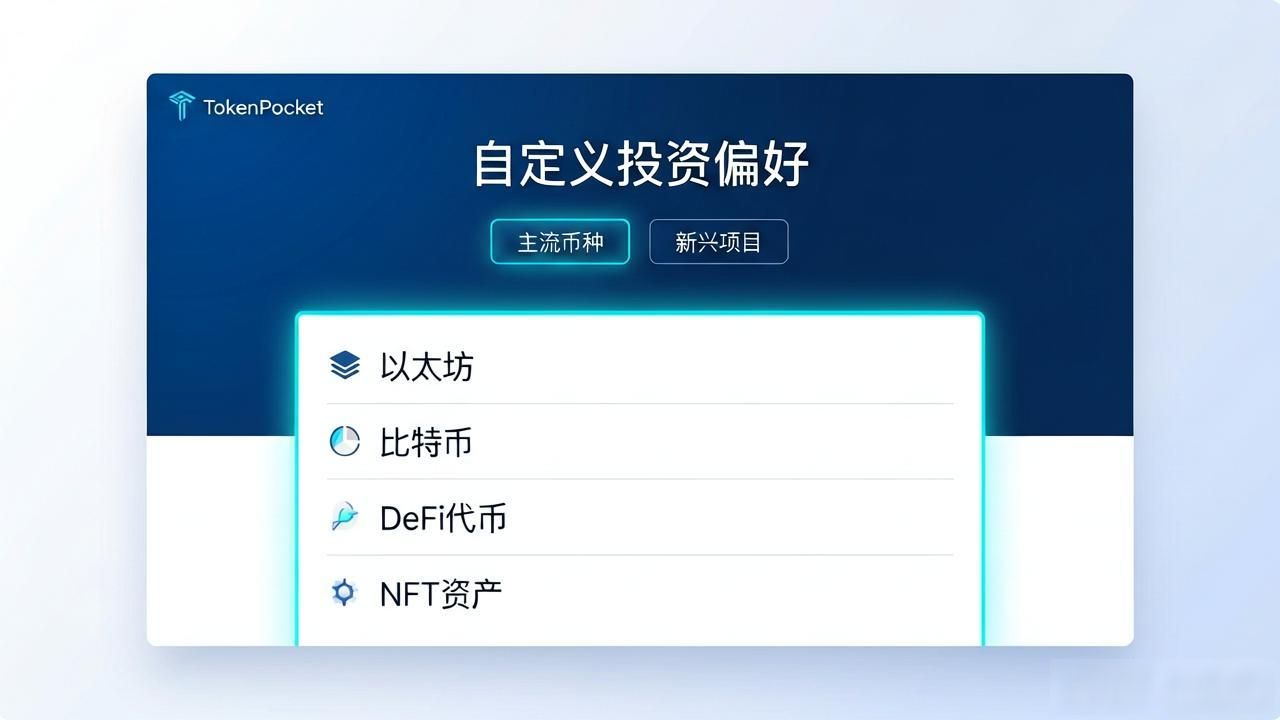 TokenPocket钱包个性化资产配置_TokenPocket官网投资偏好设置方法_如何在tokenpocket钱包官网中设定个性化的投资偏好与需求？