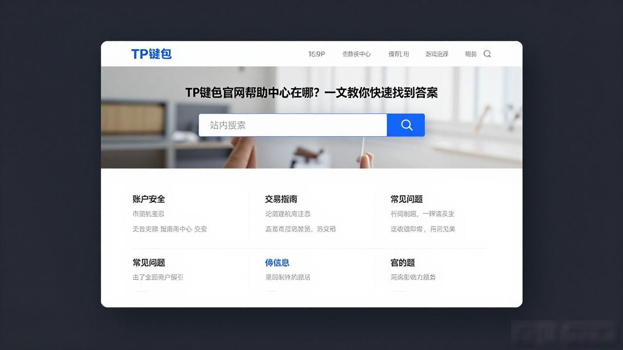 TP钱包官网帮助中心入口位置_TP钱包官网怎么找帮助内容_如何在TP钱包官方网站找到帮助与指导