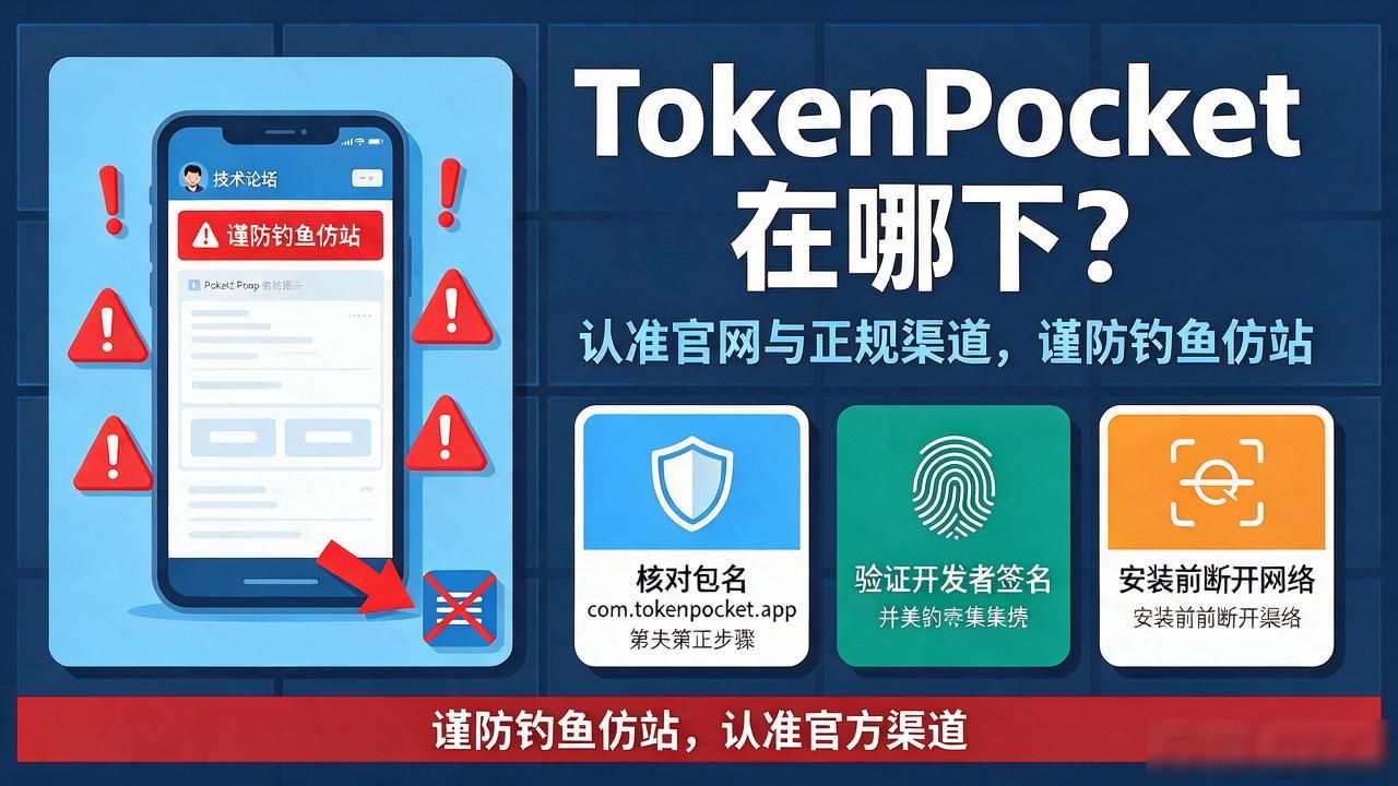 TokenPocket在哪下？认准官网与正规渠道，谨防钓鱼仿站