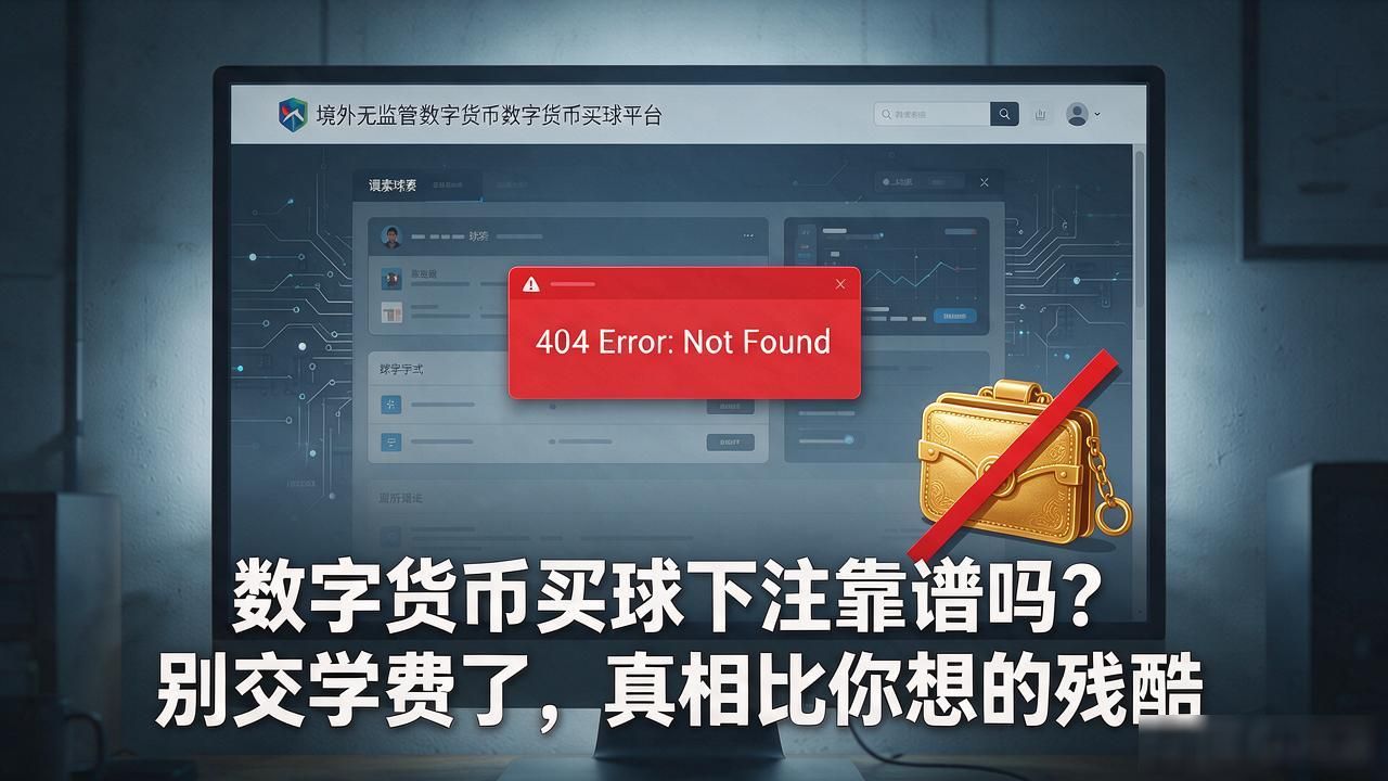 数字货币买球下注靠谱吗？别交学费了，真相比你想的残酷