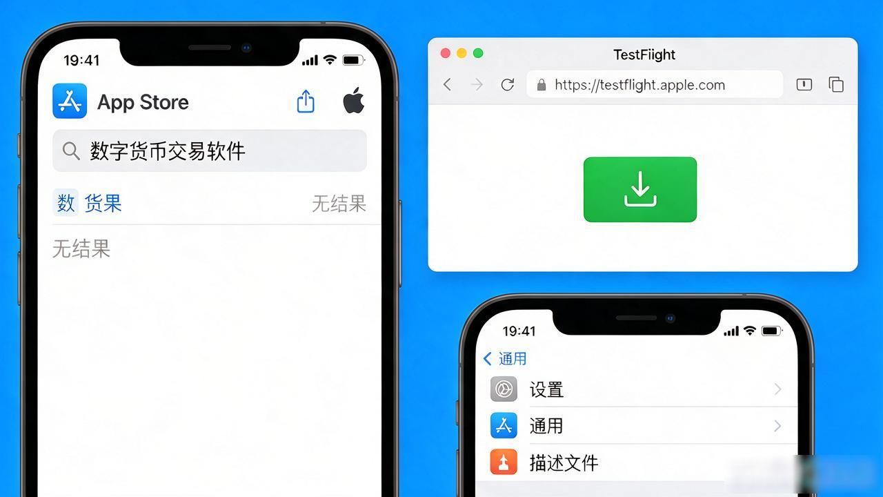 苹果手机装数字货币交易软件，我试过的几种方法都在这儿了