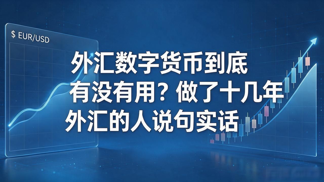 外汇数字货币到底有没有用？做了十几年外汇的人说句实话