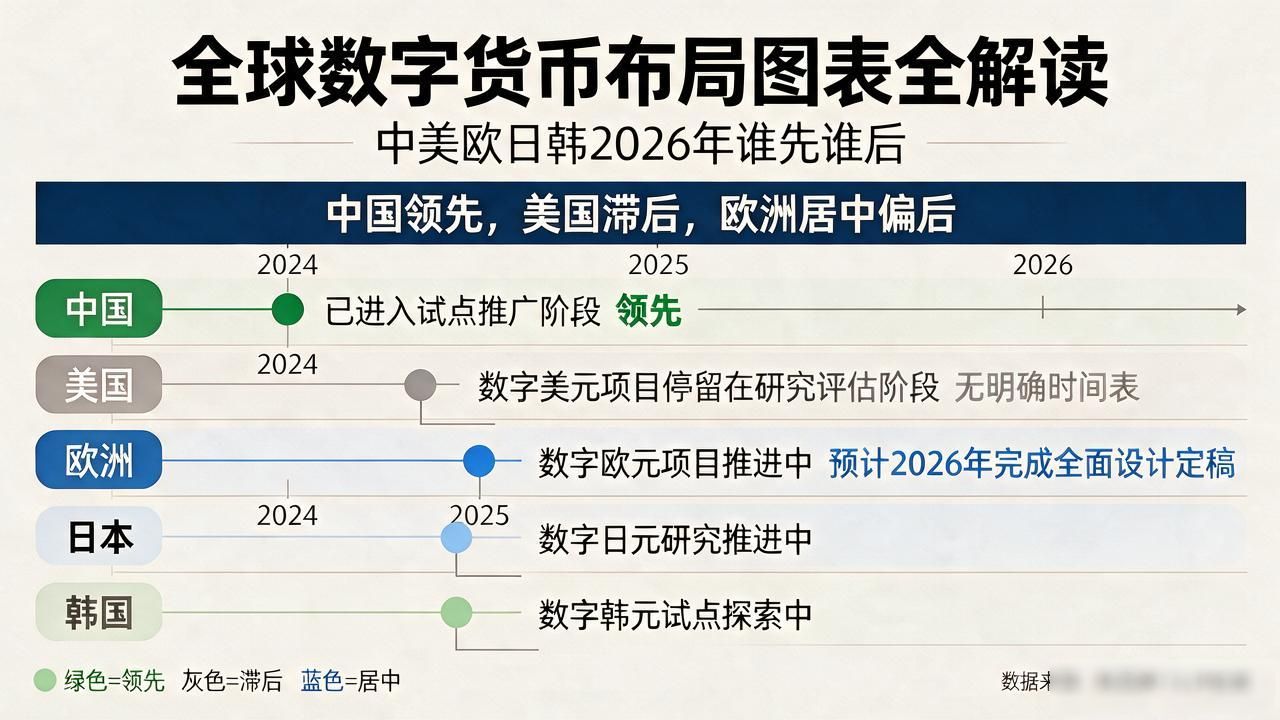 全球数字货币布局图表_各国央行数字货币进展对比_全球数字货币布局图表