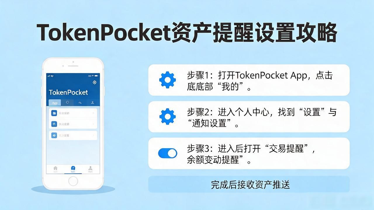 TokenPocketApp设置交易通知_TokenPocket官网开启资产提醒功能_如何通过TokenPocket官网首页接收资产提示?