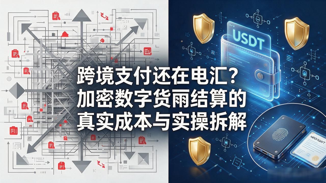 跨境支付还在电汇？加密数字货币结算的真实成本与实操拆解