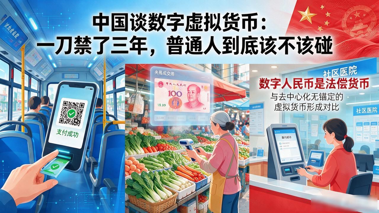中国谈数字虚拟货币：一刀禁了三年，普通人到底该不该碰
