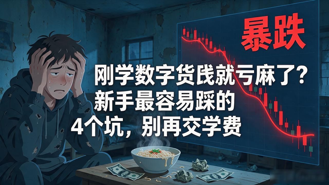 刚学数字货币就亏麻了？新手最容易踩的4个坑，别再交学费
