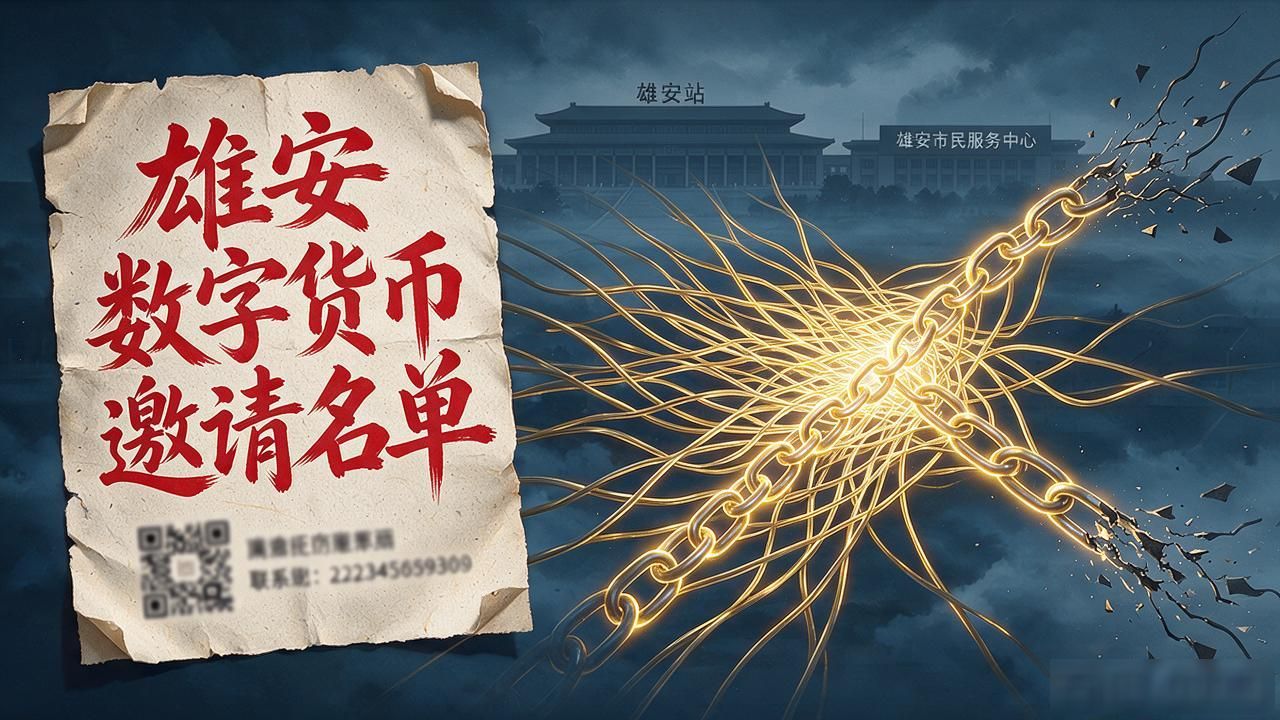 雄安数字货币邀请名单靠谱吗？被拉入局前一定先看这几个信号