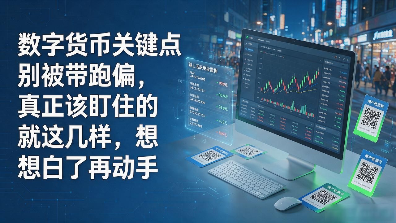 数字货币关键点别被带跑偏，真正该盯住的就这几样，想明白了再动手