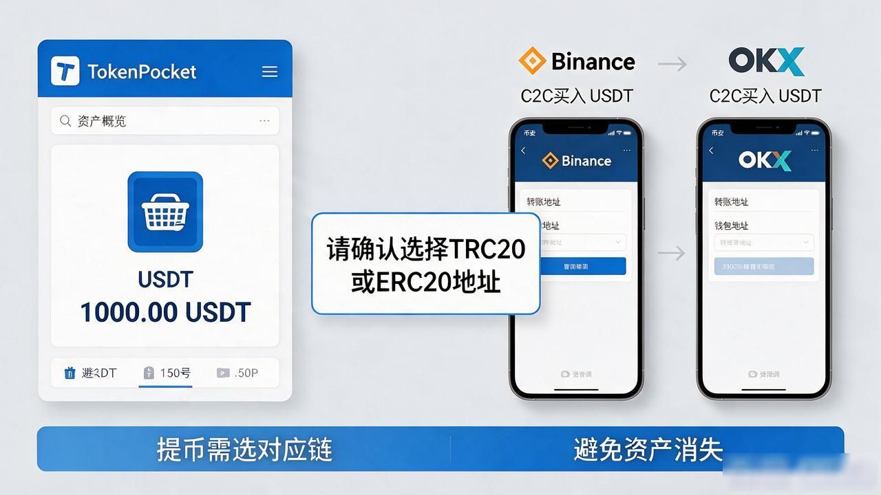 TokenPocket官网怎么交易稳定币？下载、充值、换币全说清