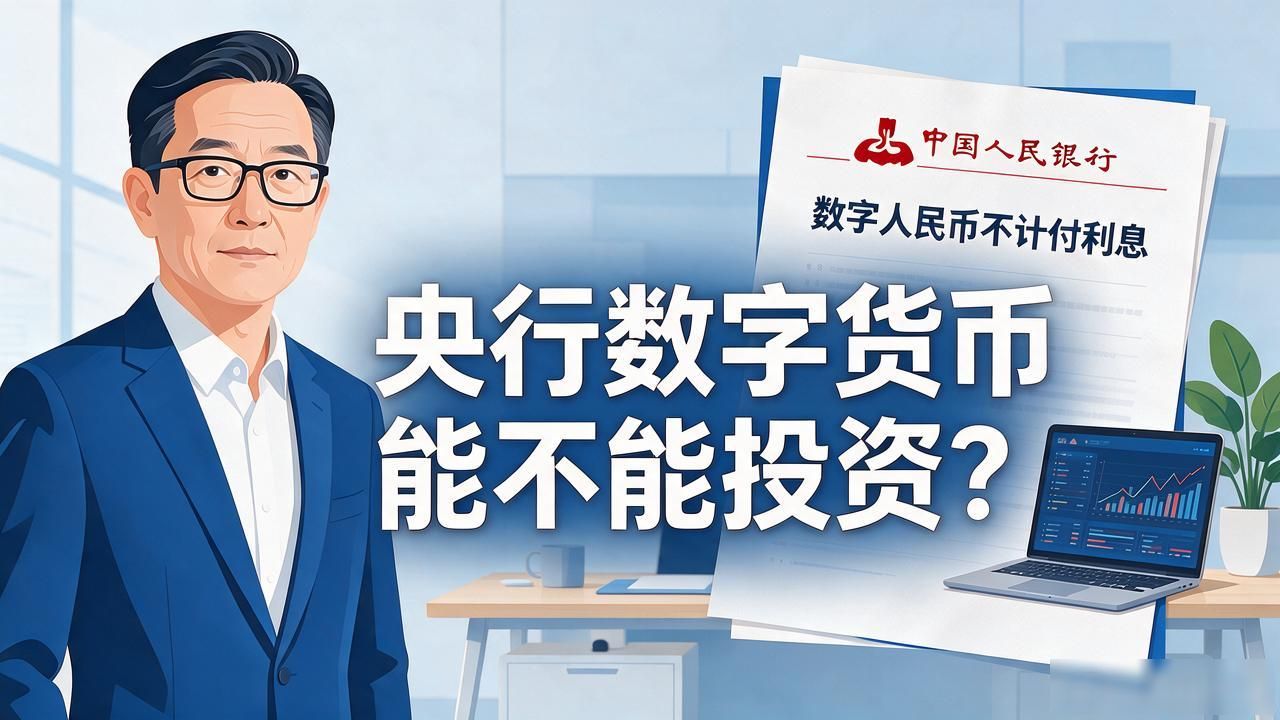 数字人民币不计利息_数字人民币理财风险_央行数字货币可以投资