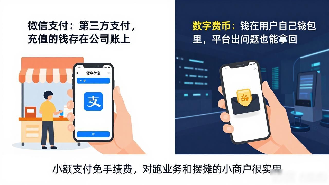 数字人民币与微信支付宝区别及手续费_办理数字货币有什么用_央行数字货币实际应用场景与优势